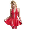 Subblime - 957728 Robe En Cuir À Fermeture Éclair En Dentelle Rouge S/M